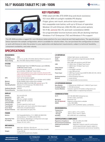 UR-100N Datasheet