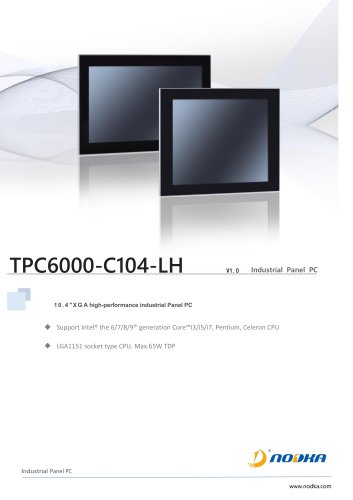 TPC6000-CXX4 Series Datasheet