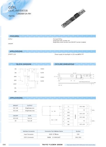 CCFL Invertor(LS6D0812A-RH)