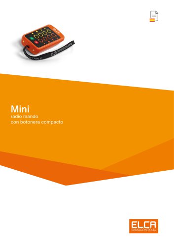 MINI radio mando con botonera compacto