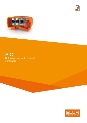 PIC ri&ntilde;onera con radio control compacto
