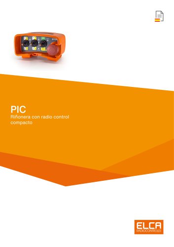 PIC ri&ntilde;onera con radio control compacto