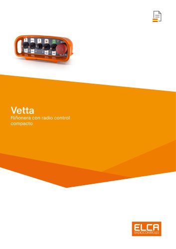 VETTA ri&ntilde;onera con radio control compacto