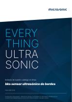 bks sensor ultrasónico de bordes