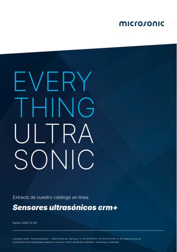 sensores ultrasónicos hps+