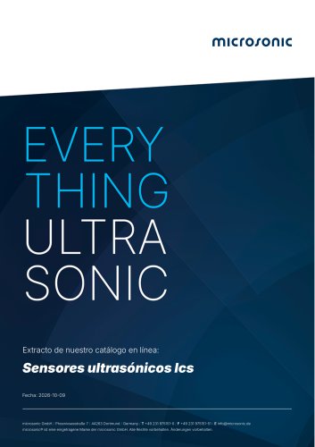 sensores ultrasónicos lcs