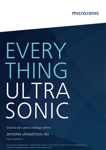 sensores ultrasónicos sks