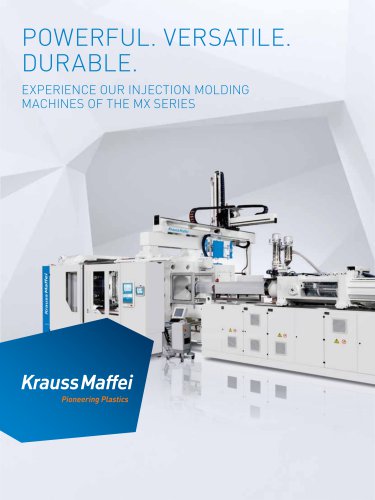 EXPERIENCE OUR INJECTION MOLDING MACHINES OF THE MX SERIES 2024