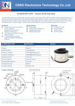 CENO 200mm hole Hollow shaft slip ring ECN200-04P-12P2