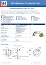 CENO Air rotary union integrate power slip ring QCN0201-85-08P-04S-02EG  