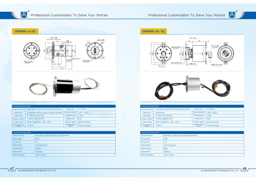 Hybrid slip ring_DHS065-4-2Q_DHS099-24-1Q