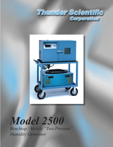 Model 2500 Benchtop/Mobile "Two-Pressure" Humidity Generator