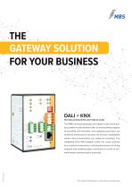 Standard gateway with integrated DALI + KNX Protocol Hardware Adapter