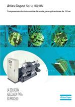 Atlas Copco Serie HX/HN Compresores de aire exentos de aceite para aplicaciones de 15 bar - 1