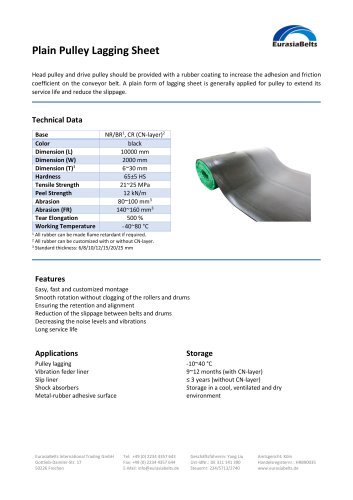 EurasiaBelts Products Catalogue