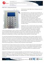 Waterproof 20 keys stainless steel panel mount petroleum keypad with LCD screen