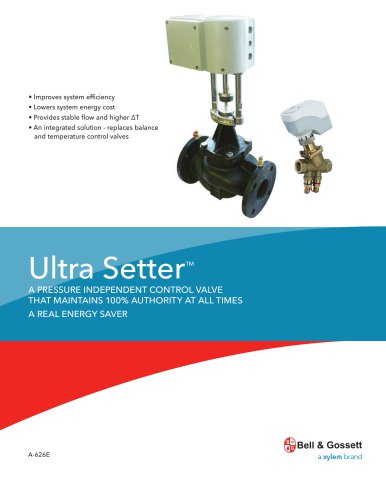 A 626E Ultra Setter Pressure Independent Control Valve