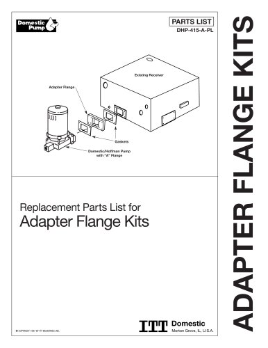 Adaptor Flange Kit Replacement Parts