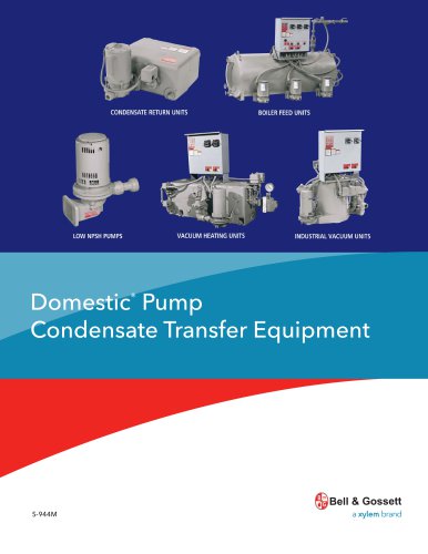 Domestic ®  Pump Condensate Transfer Equipment