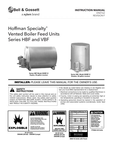 Hoffman Series VBF & HBF