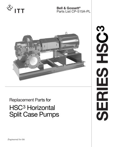 Replacement Parts for HSC³ Horizontal Split Case Pumps