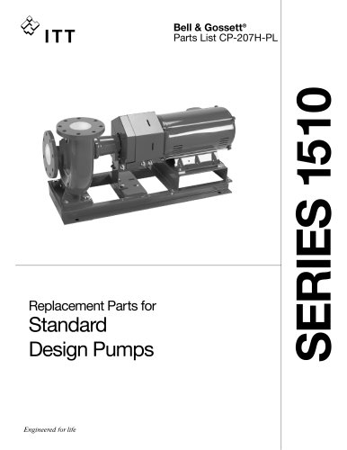 Series 1510 Standard Design Pumps