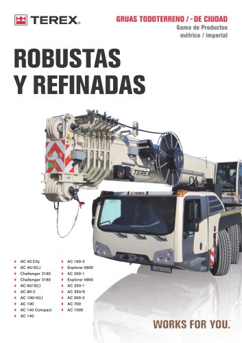 All Terrain Crane Range Brochure