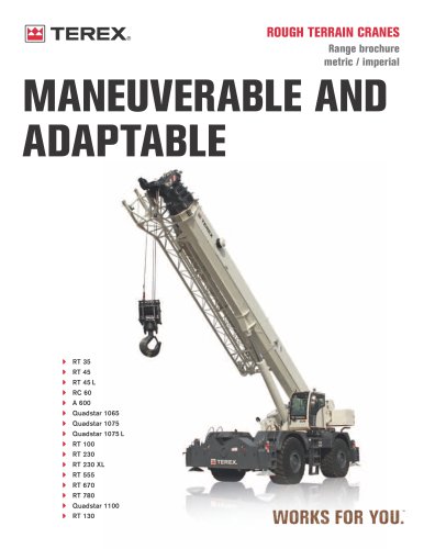 ManeuveRable and adapable RT series