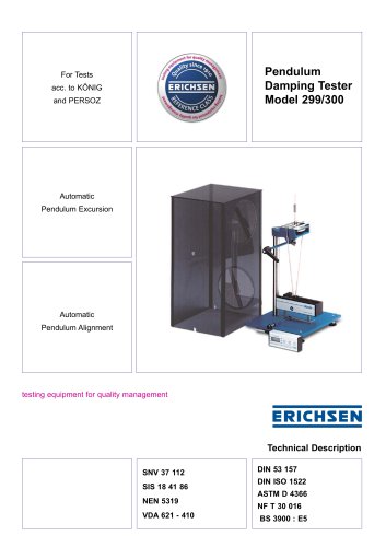 Technical Description Model 299 / 300
