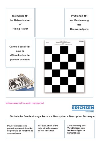 Technical Description Model 451