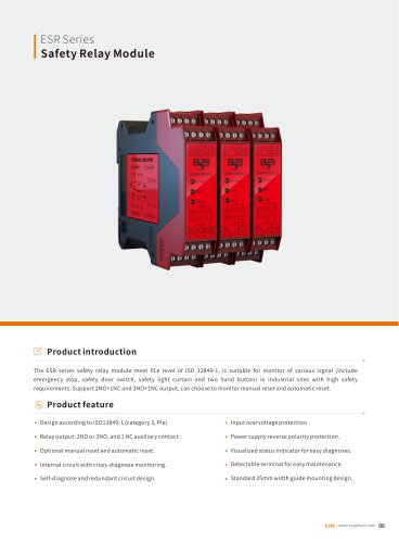 level protection relay ESR