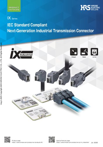 IX Series Next-Generation Industrial Transmission Connector
