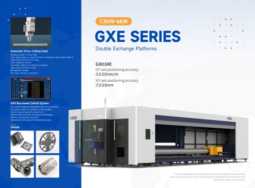 Fiber laser cutting machine G3015XE