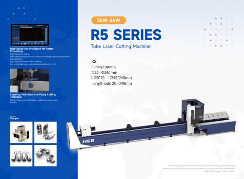 HSG Fiber laser cutting machine R5