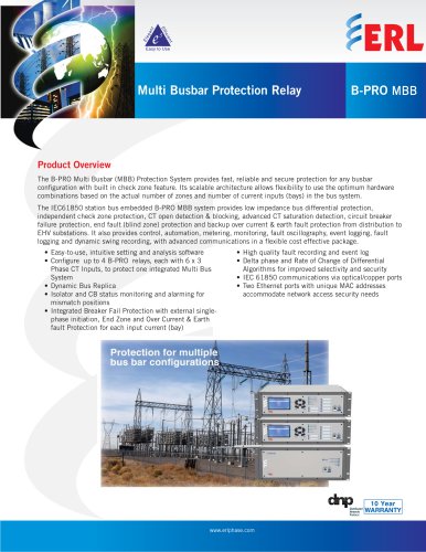 Multi Busbar Protection Relay