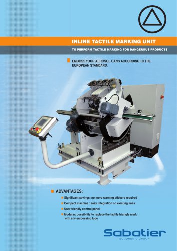 INLINE TACTILE MARKING UNIT