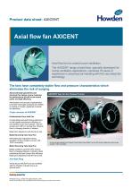 Axial flow fan AXICENT