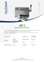 AB 2 - Blister packaging machine for pharmacies and laboratories
