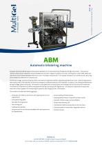 ABM - Automatic blister packaging machine