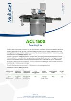 ACL 1500 - Automatic line for tablet and capsule counting and bottle filling
