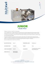 JUNIOR - Powder mixer for laboratories