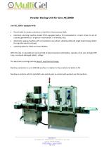 Powder Dosing Unit for Line ACL3000