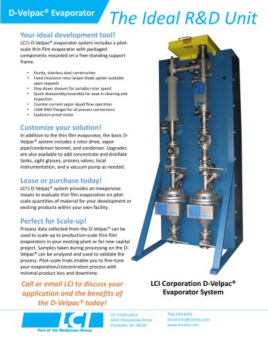 D‐Velpac® Evaporator