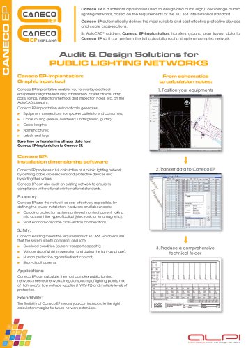 Caneco EP - Audit & Design Solutions for Public Lighting Networks