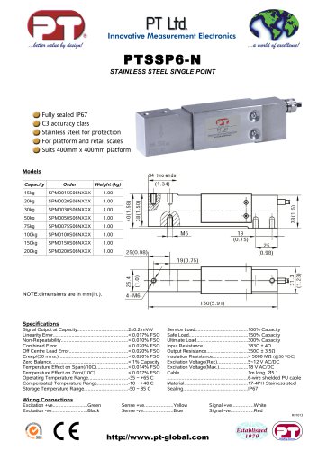 Single Point Load Cells-Stainless, Affordable, 400x400mm platform