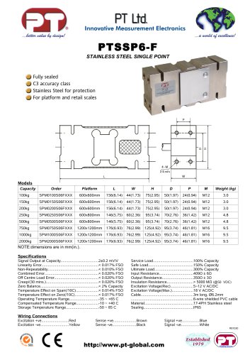 Single Point Load Cells-Stainless, Affordable 600x600mm to 1200x1200mm platforms