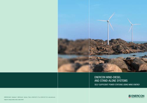 ENERCON WIND-DIESEL AND STAND-ALONE SYSTEMS