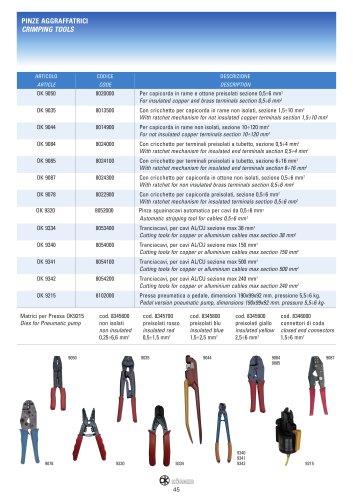 CRIMPING TOOLS