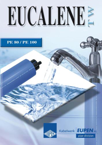 Piping systems in PE80/PE100 for water supply