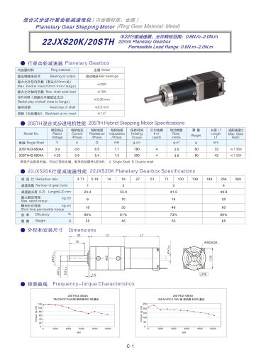 DYD-Planetary Geared Stepping Motor-22JXS20K/20STH